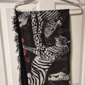 LOVES PURE LIGHT - ZEBRA SCARF/WRAP  - New Condition